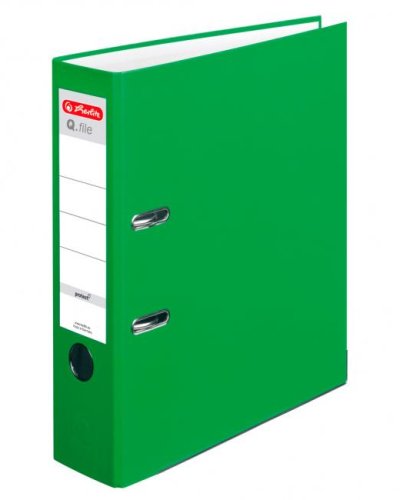 Zakladač pákový Herlitz Q.file 8cm svetlozelený 