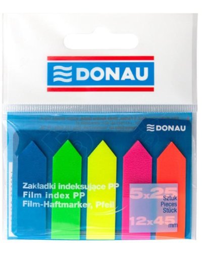 Záložky samolepiace 12x45 mm, 5x25 mm, šípka 