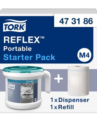 Zásobník na papierové utierky so stred. odvíjaním TORK Reflex prenosný M4 