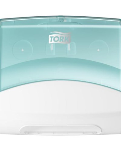 Zásobník na skladané utierky Tork Folded Wiper tyrkysový W4 